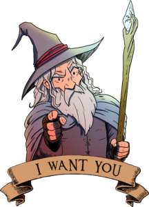 Gandalf says: I want you! (how can you refuse?)